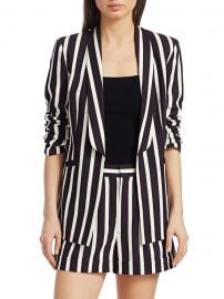 Alice   Olivia - Skye Striped Open-Front Blazer at Saks Fifth Avenue